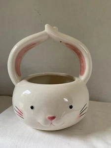 Blossoms & Blooms Bunny Rabbit Flower Pot NEW - Picture 1 of 6