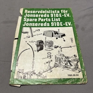 LISTA ILUSTRADA DE REPUESTOS MOTOSIERRA JONSERED 910E-EV - Imagen 1 de 3