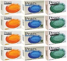 Pears Bar Soap Variety Pack 12 Mint Extract Lemon & Original