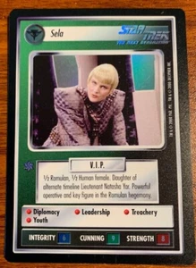 2000 Decipher Star Trek Reflections Sela Used Free Shipping - Picture 1 of 2