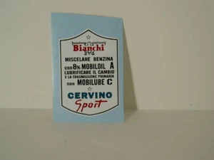 BIANCHI SPORT CERVINO LABEL LABEL STICKER - Bild 1 von 1