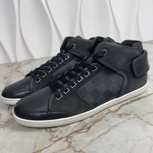 Echte Louis Vuitton Damier Sneakers Graphit Canvas grau Wildleder 8 LV oder 9 US 42 EU - Bild 1 von 11