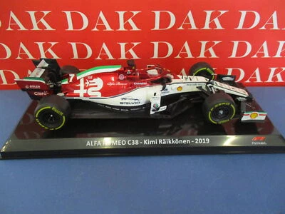Die cast 1/24 Modellino Auto F1 Alfa Romeo C38 2019 Kimi Raikkonen - Immagine 1 di 4