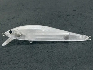 wLure 1/3 oz 10 pececillos en blanco señuelo cuerpo sin pintar señuelo jerkbait UPM903 - Imagen 1 de 3