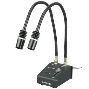 AmScope LED-6W Leistungsstarker 6 Watt LED Dual Gänsehals UV-420 Licht Illuminator - Bild 1 von 5