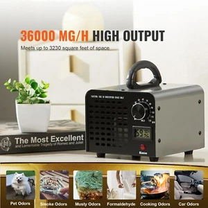 36000mg/h Ozone Generator Machine Air Purifier Ionizer Ozonator Timer for Home - Picture 1 of 11