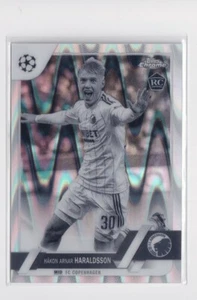 22-23 Topps Chrome Ucc Hakon Arnar Haraldsson #175 RC Raywave Ray Wave Rookie - Picture 1 of 2
