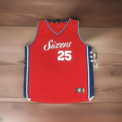 Philadelphia 76ers Ben Simmons #25 Red Jersey Fanatics masculino 2XL NBA basquete - Imagem 1 de 4