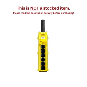 CONDUCTIX 80 SERIES - 6-BUTTON PENDANT, SINGLE-SPEED SWITCHES - Picture 1 of 4