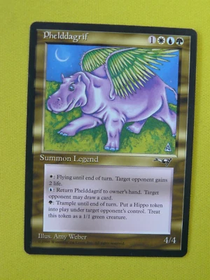 Phelddagrif - Rare White, Blue, Green Legendary Creature - NM - Alliances MTG - Image 1 of 2