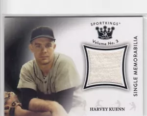 HARVEY KUENN TIGERS GAME USED JERSEY PATCH 2022 22 SPORTKINGS VOLUME 3 - Picture 1 of 1