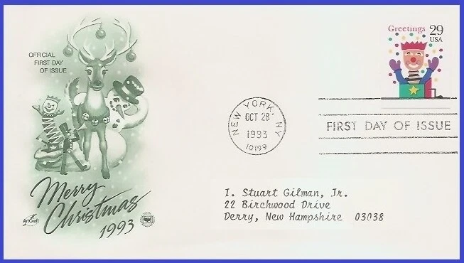 USA3 #2801 ADDR PCS ARTCRAFT FDC   Jack in the Box s/a - Image 1 of 1