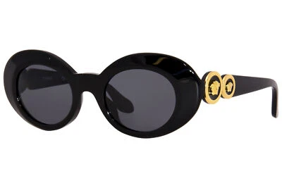 Versace VK4428U GB1/87 Sunglasses Youth Kids Girl's Black/Dark Grey Lenses 45mm - Image 1 of 4