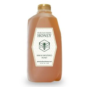 5 lbs. of 100% Raw, Unfiltered & Unheated Georgia Honey, New 2021 Crop