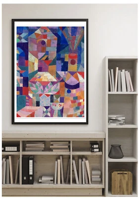 Castle Garden Paul Klee Vintage Image Retro Poster Print Décor Art Picture A4 - Image 1 of 2