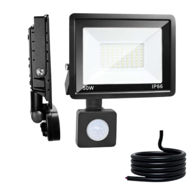 FARO LED FARETTO DA 30W 50W 100W CON SENSORE DI MOVIMENTO ESTERNO CREPUSCOLARE - Immagine 1 di 4