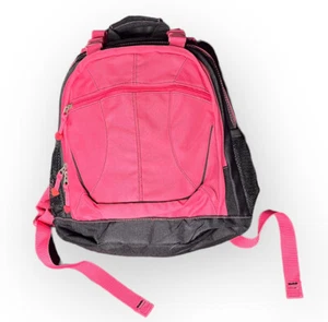 Old Navy Pink and Black Canvas Bookbag Backpack - Picture 1 of 8