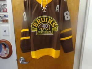 Boston Bruins #88 David Pastrnak CUSTOM 100yr Centennial Jersey - Picture 1 of 8