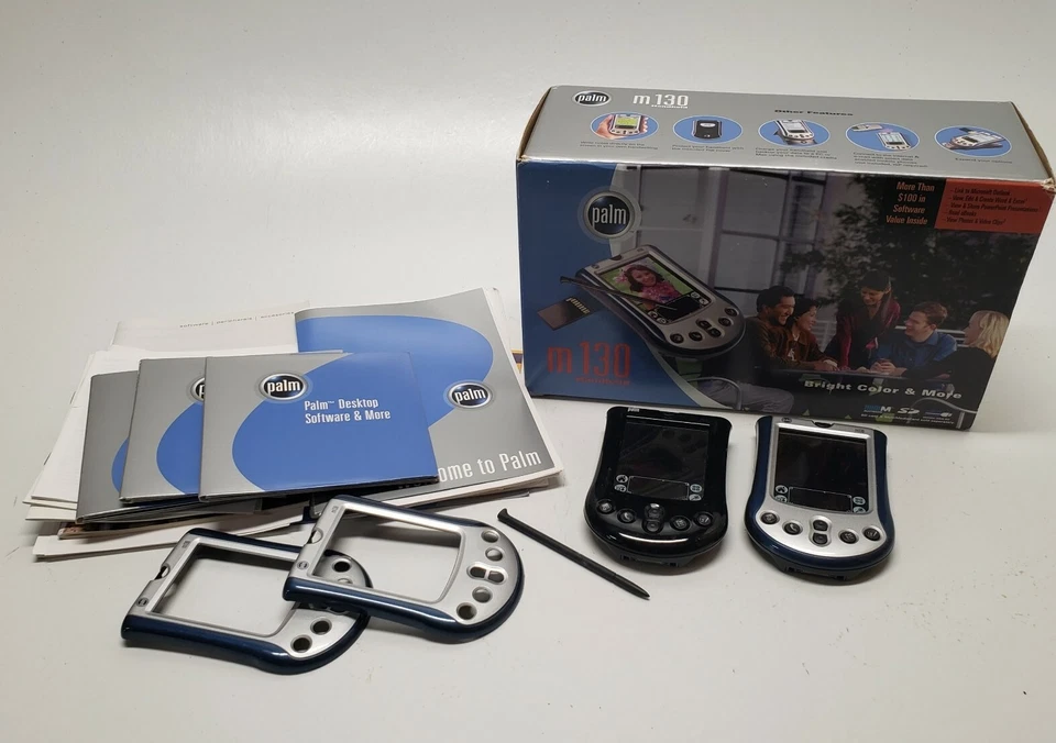 Palm M130 Handheld Expandable Connectable PDA Organizers Lot - Image 1 of 4