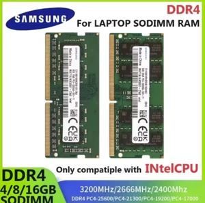 SAMSUNG LAPTOP Memory DDR4 SODIMM RAM 4GB 8GB 3200MHz 16GB - Picture 1 of 6
