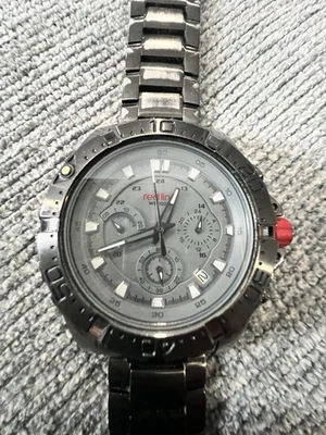 Reloj de buceo Red Line Compressor 316L 10ATM para hombre acero inoxidable esfera negra Foto 1 de 4