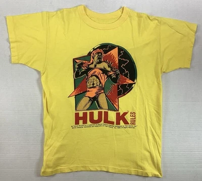 Camiseta De Colección Hulk Hogan - Hulk Rules 1989 WWF WCW WWE Macho Man Stone Cold Foto 1 de 4