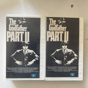 The Godfather Part II 2  Part 1 & 2  VHS CIC 1st Gen - Picture 1 of 8