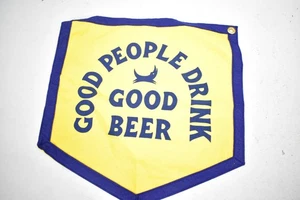 Oxford Wimpel Home Deko Wimpel Flagge Good People Drink Good Beer gelb - Bild 1 von 5