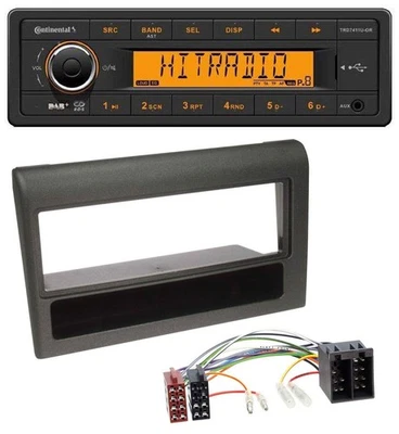 Continental 1DIN DAB MP3 AUX USB Autoradio für Alfa Romeo 155 Lancia Dedra Delta - Bild 1 von 4