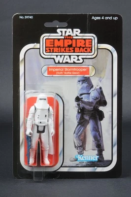Kenner Star Wars ESB Hoth Stormtrooper Snowtrooper 1981 31 espalda sin usar, en caja transparente Foto 1 de 4