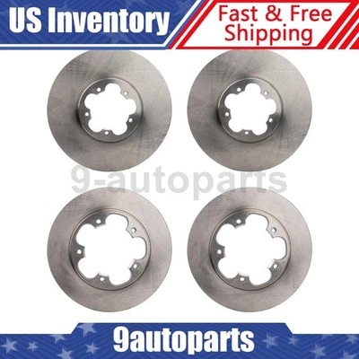 Rotores de freio a disco dianteiro e traseiro para 2015 2016 2017 2018 2019 Ford Transit-150 SRW - Imagem 1 de 4