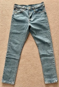 Ladies Levi's Premium 501 S Skinny Button Fly Jeans W30 L30 - Picture 1 of 8