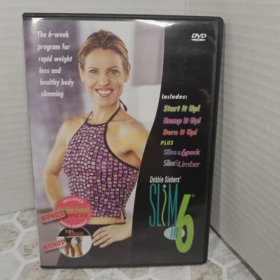 SLIM IN 6  DEBBIE SIEBERS' 2 DVD SET 2009 EXCELLENT / NEAR  MINT COND - Image 1 of 4