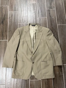 Burberrys Blazer Herren Größe 44R Hellbraun Sportmantel Made in USA Vintage - Bild 1 von 8