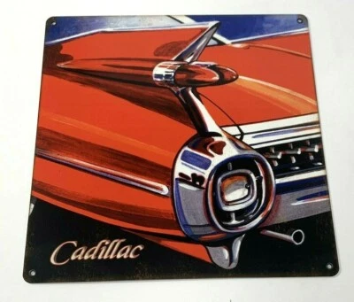 1959 Cadillac Tail Light Sign (12" x 12" Emblem Laser Cut Metal) - Image 1 of 2
