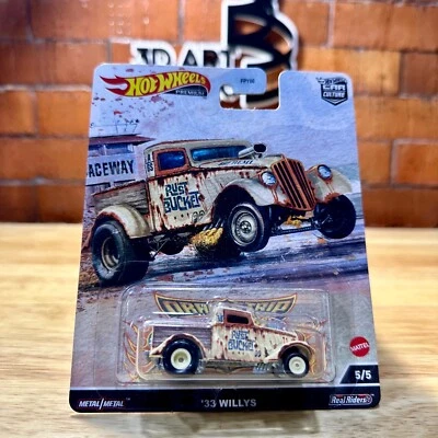 2024 Hot Wheels '33 Wills Real Riders Hot Wheels Premium Updated Car Culture - Image 1 of 2