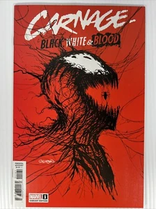 Carnage Black White & Blood #1 Gleason Web-head Red Trade Dress Variant 2021 NM - Picture 1 of 10
