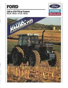 Folleto tractor agrícola - Ford - 8630 8630 8730 8830 - 1991 (F7038) - Imagen 1 de 1