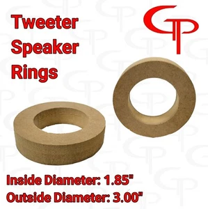 GP Tweeter Porta Pod Deflettore (coppia) Anelli Altoparlante Montaggio Distanziatore - Foto 1 di 1
