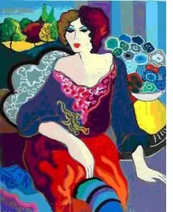 Patricia Govezensky "Margo " Serigraph on Paper RJCDSS - Picture 1 of 1