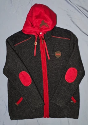 Spieth And Wensky Gris FC Bayern Lana Cremallera Completa Capucha Extraíble Para Hombre Talla 2XL Foto 1 de 4