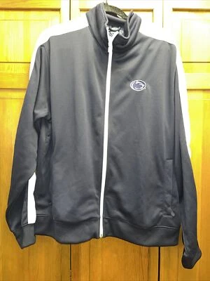 Penn State Nittany Lions Embroidered Track Jacket Large Blue & White Men’s - Image 1 of 4