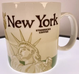 Starbucks 16oz Coffee Mug 2012 New York Collector Series Statue of Liberty - Bild 1 von 11