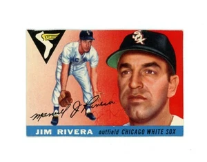 JIM RIVERA signed 1955 TOPPS baseball card #58 WHITE SOX - Picture 1 of 2