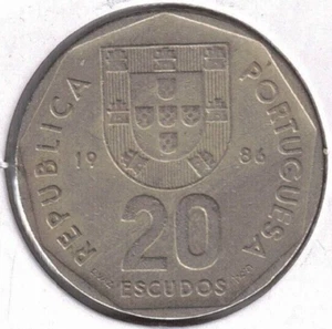 1982 Portugal 20 Escudos Circulated Coin! - Picture 1 of 2