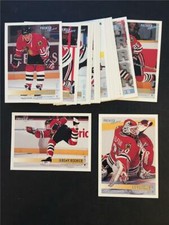 1994/95 Topps Premier Chicago Blackhawks Team Set 17 Cards