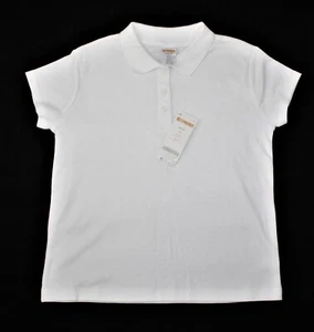 Gymboree Uniform 3 Button White Polo Short Sleeve Girls Size 7-8 New with Tags - Picture 1 of 3