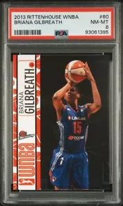 2013 Rittenhouse WNBA Briana Gilbreath Rookie PSA 8 Phoenix Mercury USC Trojans - Picture 1 of 2