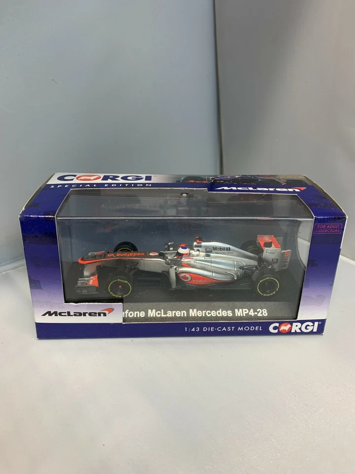 CORGI CC56701 VODAPHONE MCLAREN MERCEDES MP4-28 JENSON BUTTON 1:43 SCALE  - Image 1 of 1