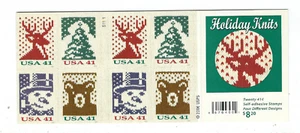 Scott #4207/10...41 Cent...Holiday Knits...Bklt of 20 - Picture 1 of 2